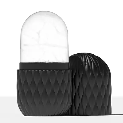 아이스 페이스 롤러, 재사용 가능한 실리콘 몰드 페이스 마사지 아이 페이셜 뷰티 스킨 케어 도구 수축 모공을 위해 얼음 적용